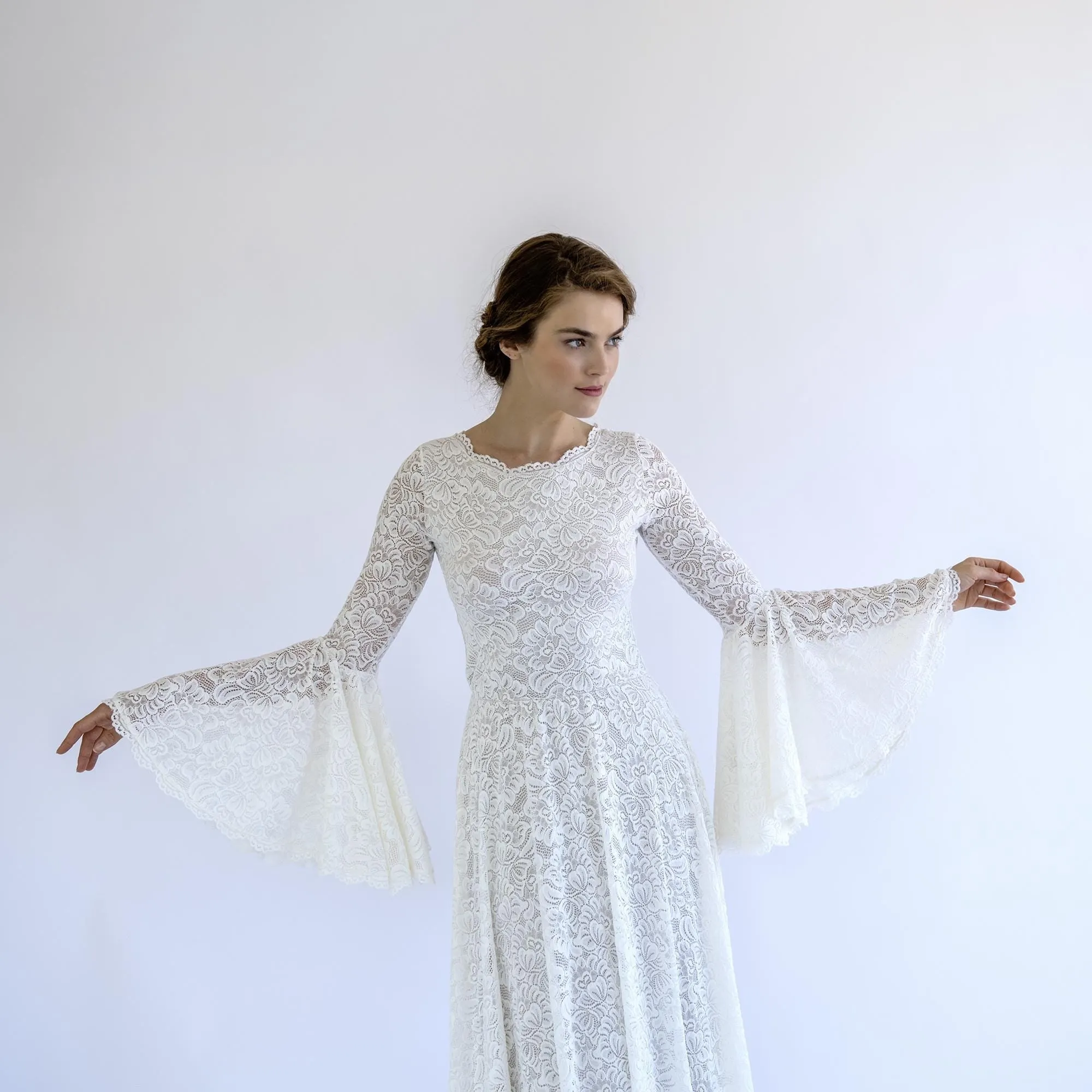 Dress with Bell Sleeves #1494