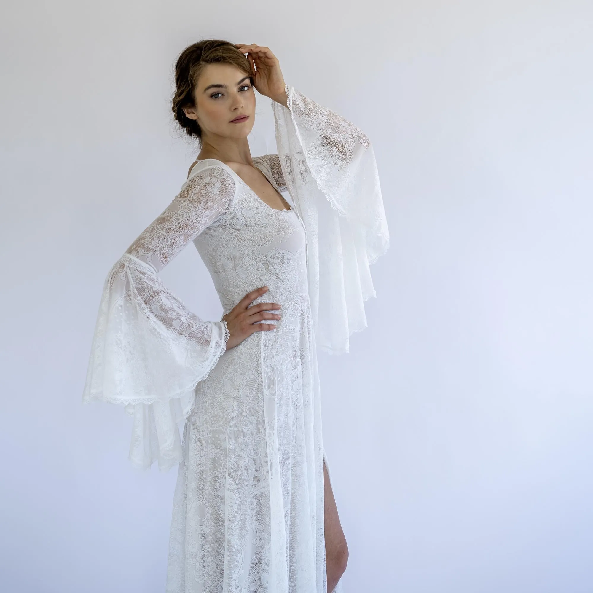 Dress with Bell Sleeves  #1507