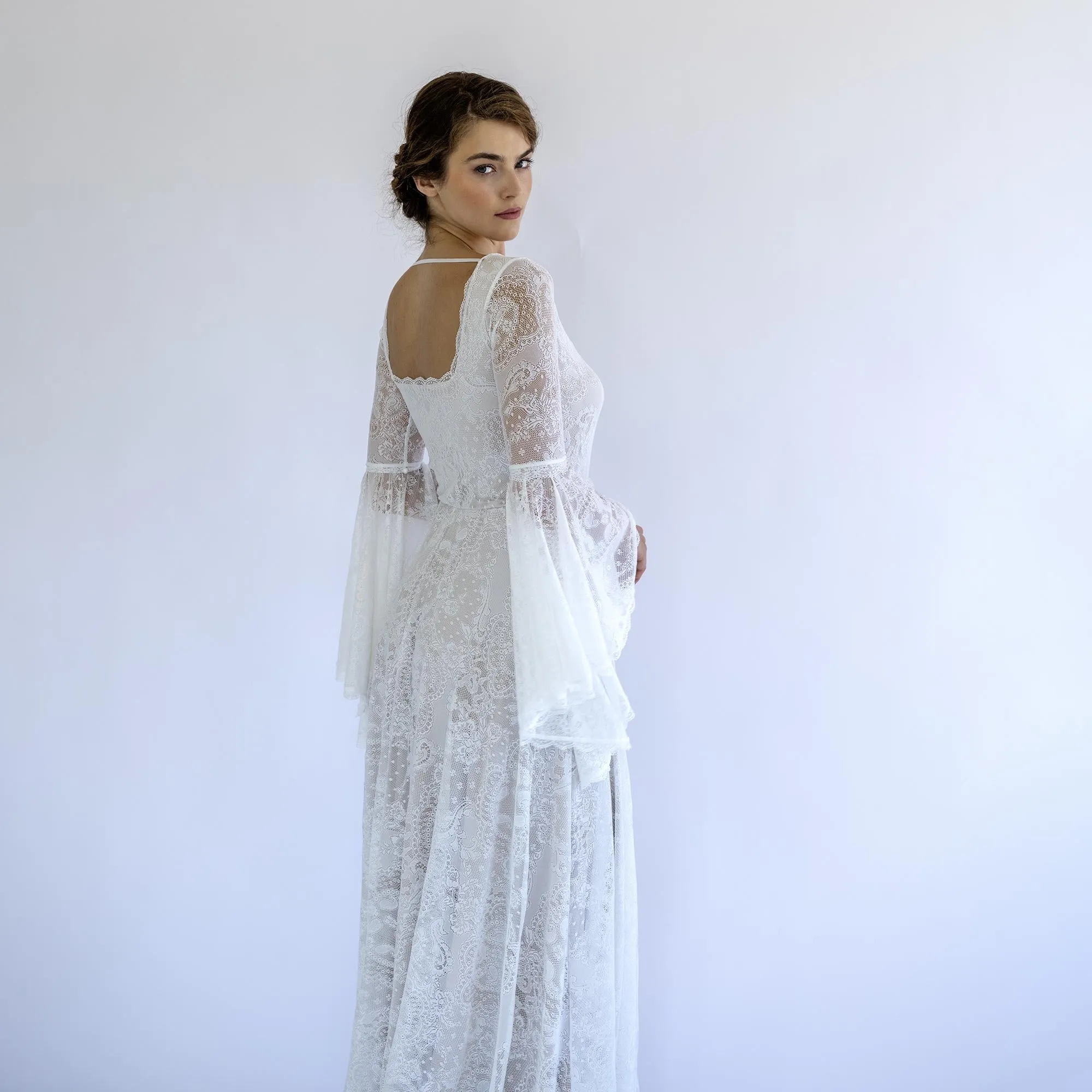 Dress with Bell Sleeves  #1507