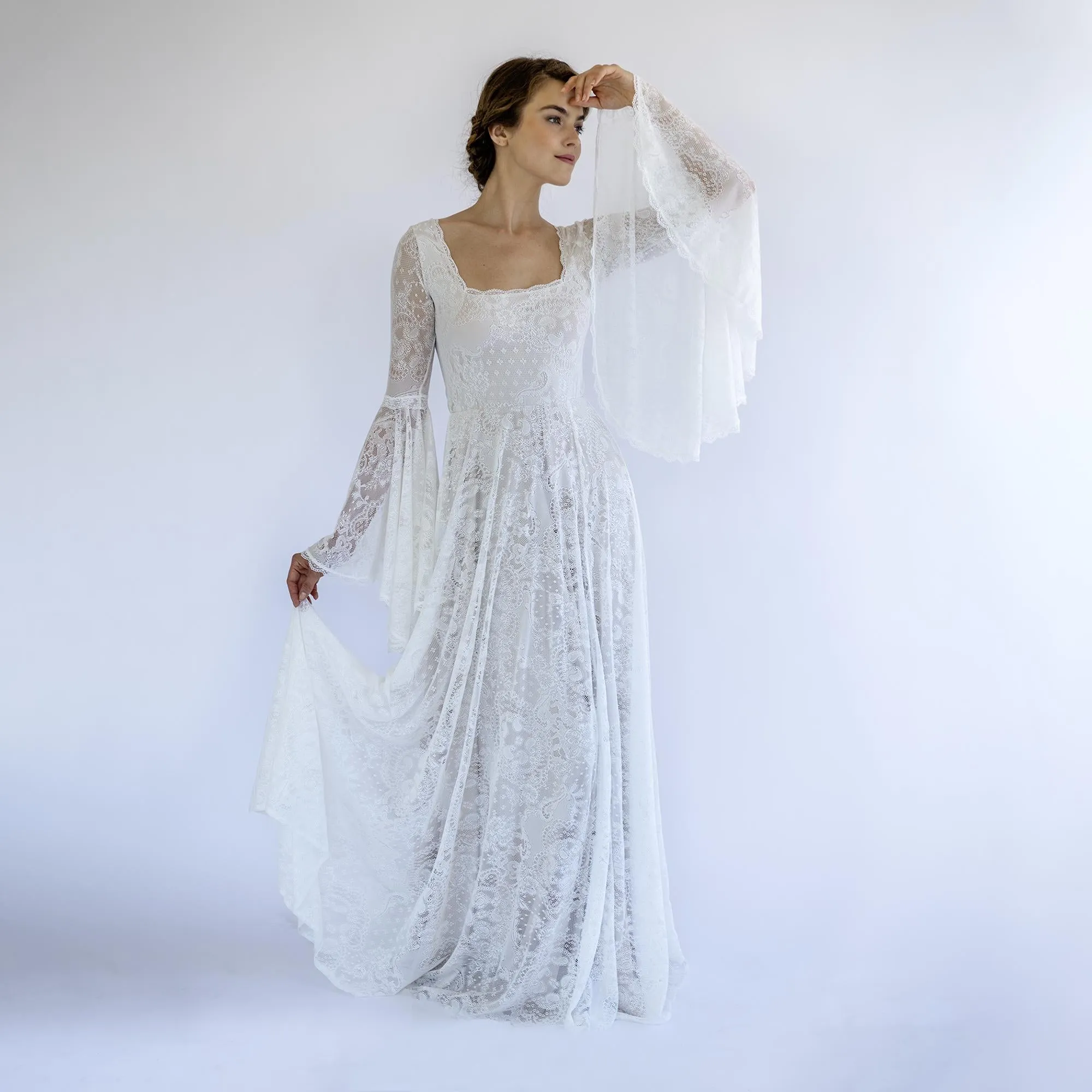 Dress with Bell Sleeves  #1507
