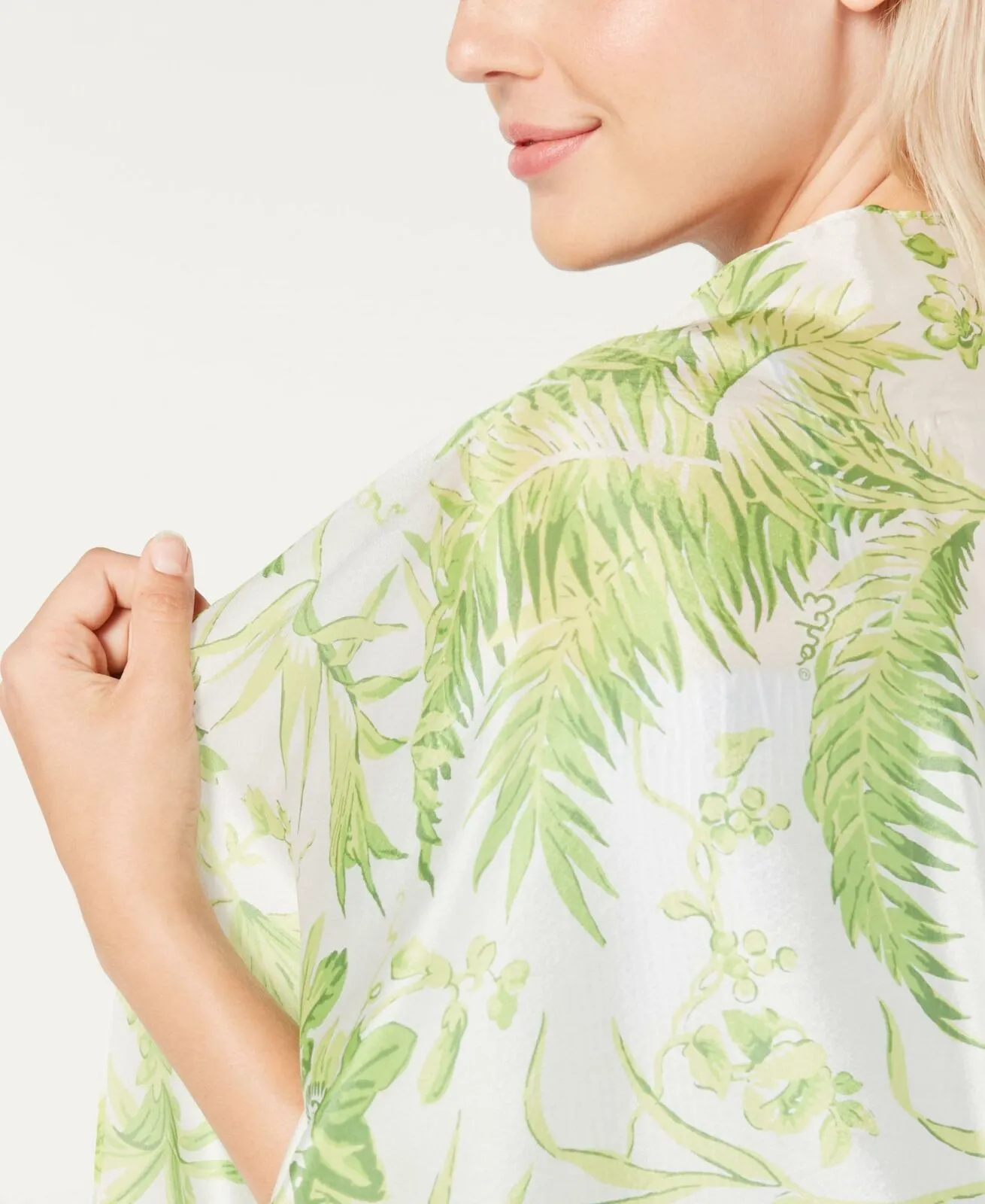 Echo Women's Tropical Toile Silk Oblong Scarf