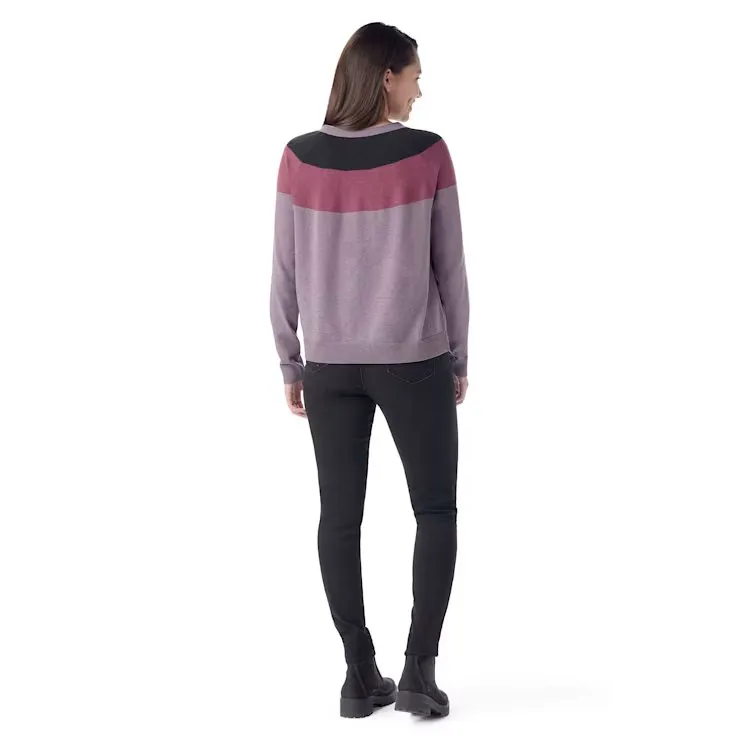 Edgewood Colorblock Crew Sweater (Women's) - SW016649 - Past Season