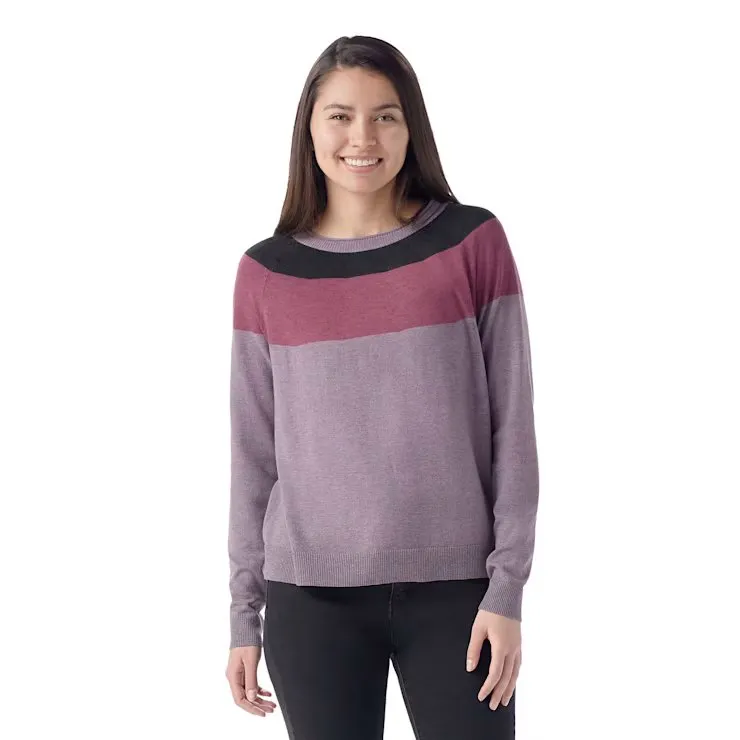Edgewood Colorblock Crew Sweater (Women's) - SW016649 - Past Season