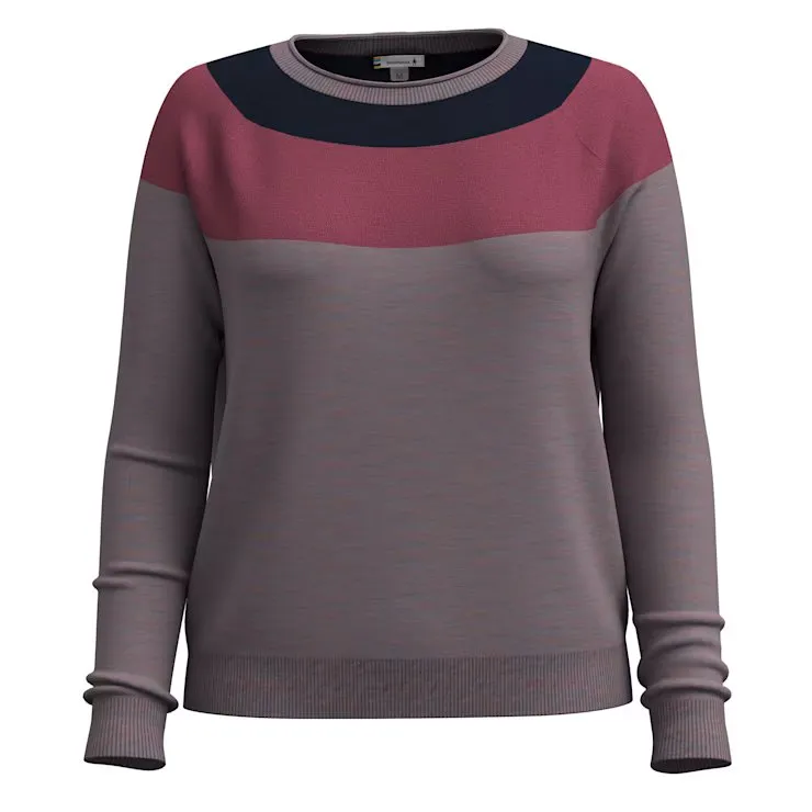 Edgewood Colorblock Crew Sweater (Women's) - SW016649 - Past Season