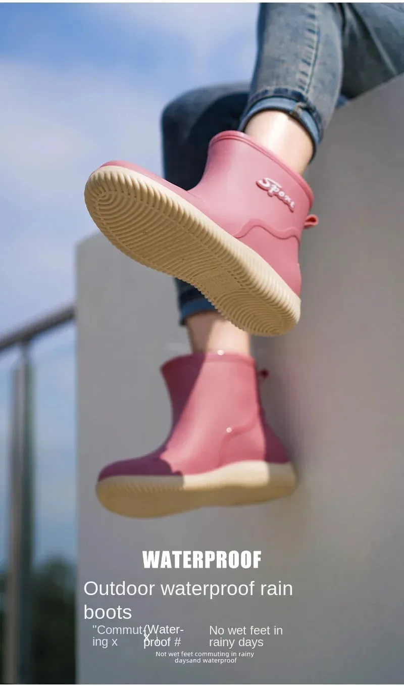 ElegantGuard Women's Waterproof Ankle Boots