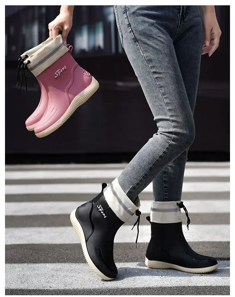 ElegantGuard Women's Waterproof Ankle Boots