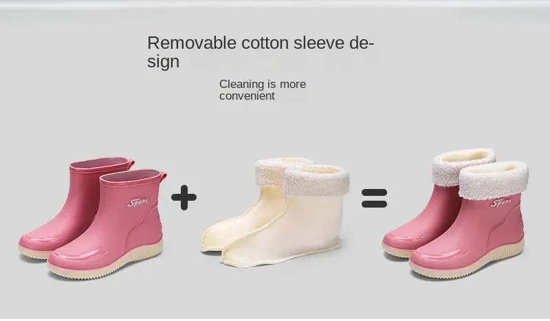 ElegantGuard Women's Waterproof Ankle Boots