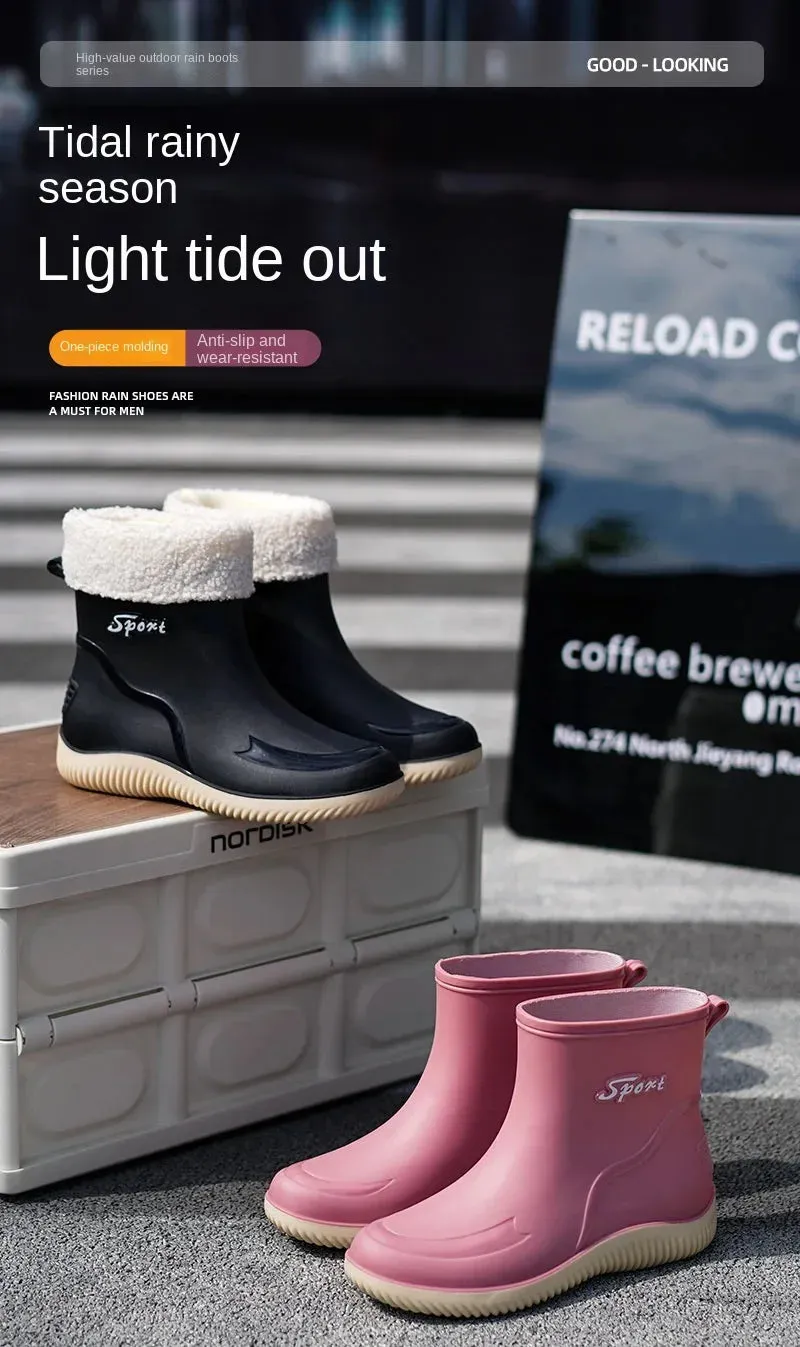 ElegantGuard Women's Waterproof Ankle Boots