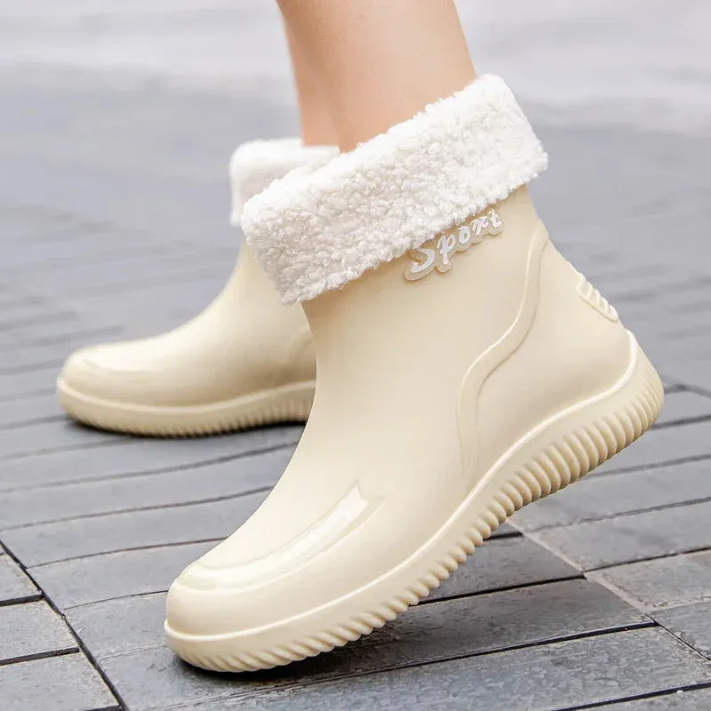 ElegantGuard Women's Waterproof Ankle Boots