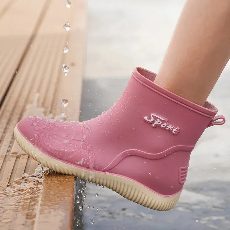 ElegantGuard Women's Waterproof Ankle Boots