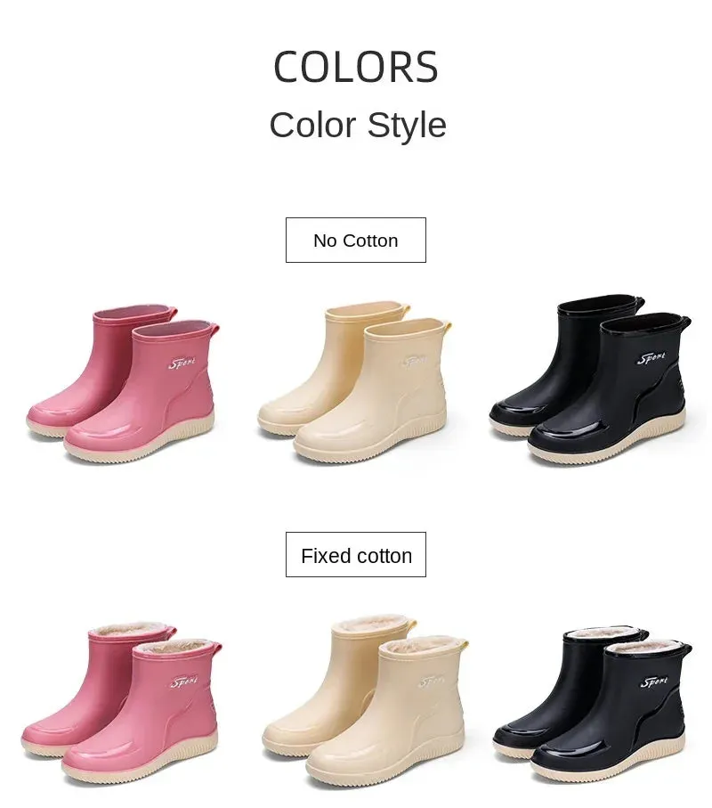 ElegantGuard Women's Waterproof Ankle Boots