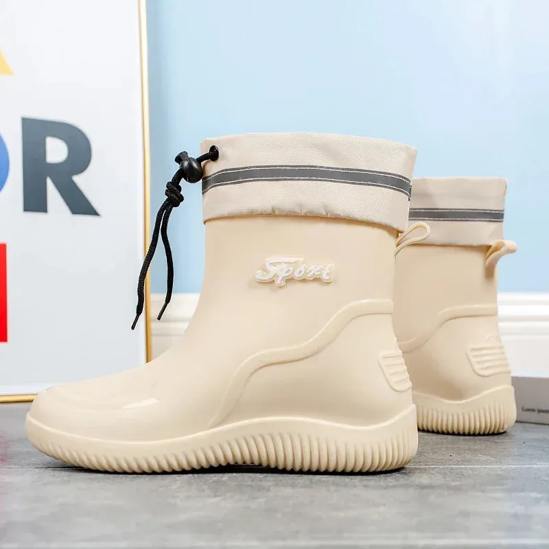 ElegantGuard Women's Waterproof Ankle Boots