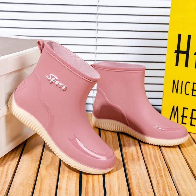 ElegantGuard Women's Waterproof Ankle Boots