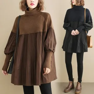 Eliana – Soft Knit Women’s Lantern Dress