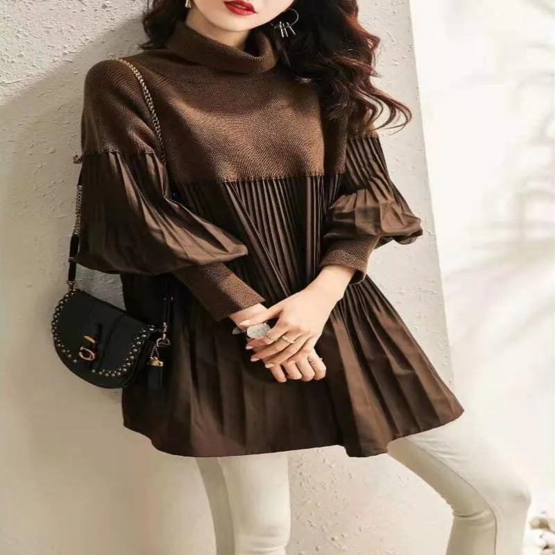 Eliana – Soft Knit Women’s Lantern Dress