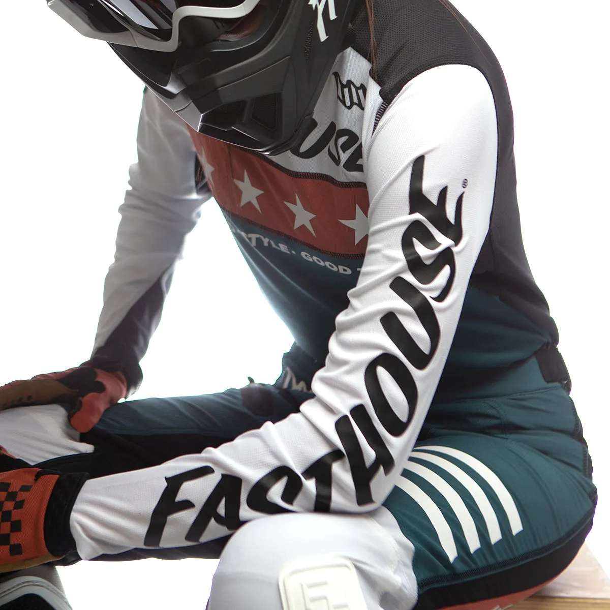 Elrod Astre Women's Jersey - White/Slate