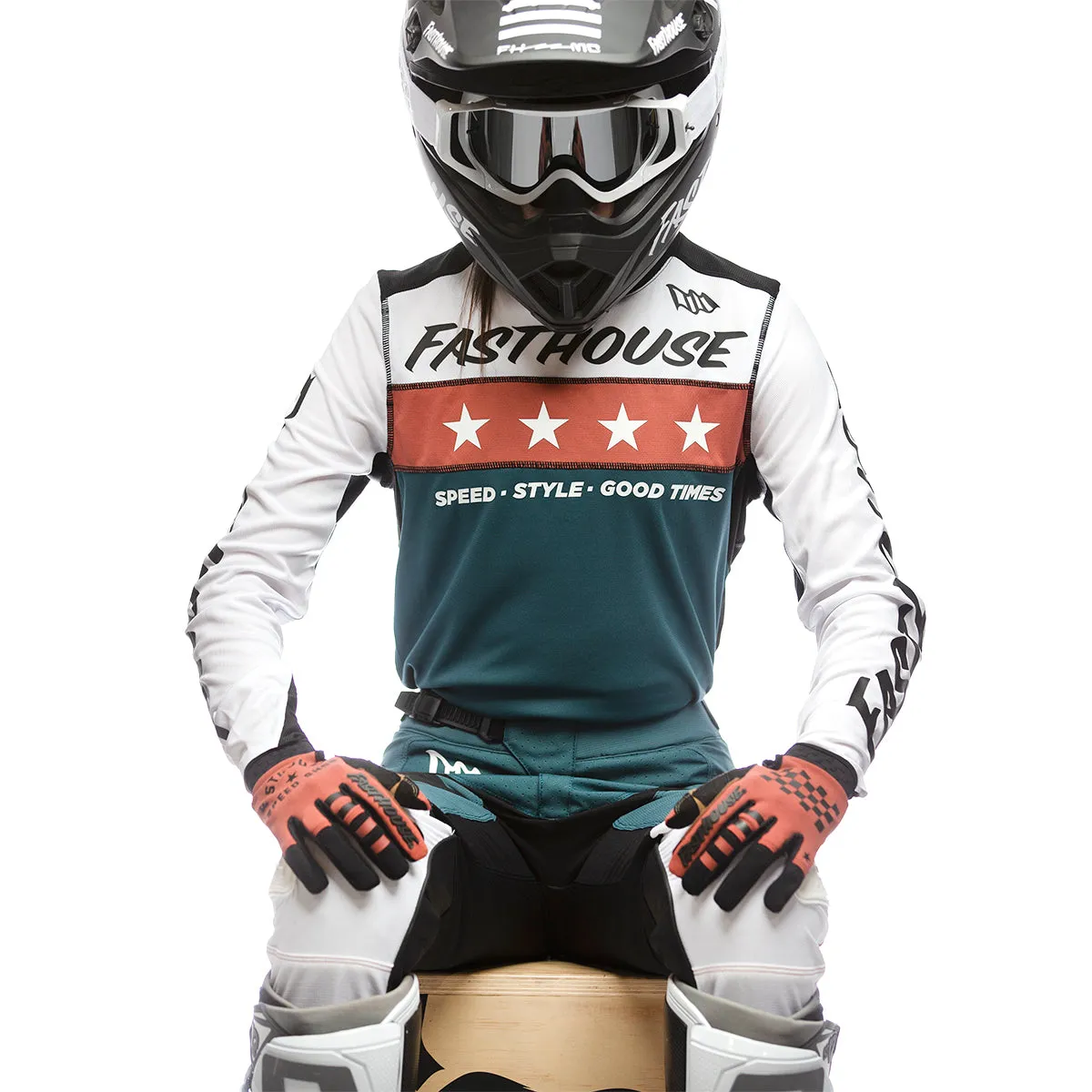 Elrod Astre Women's Jersey - White/Slate