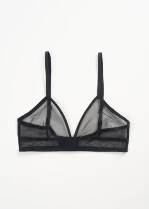 Else Bare Minimal Soft Triangle Bra in Black