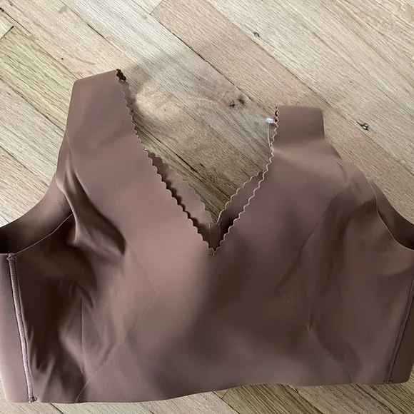 Evelyn &amp; Bobbie Evelyn Bra Seamless Brown Women's Bra Size XL