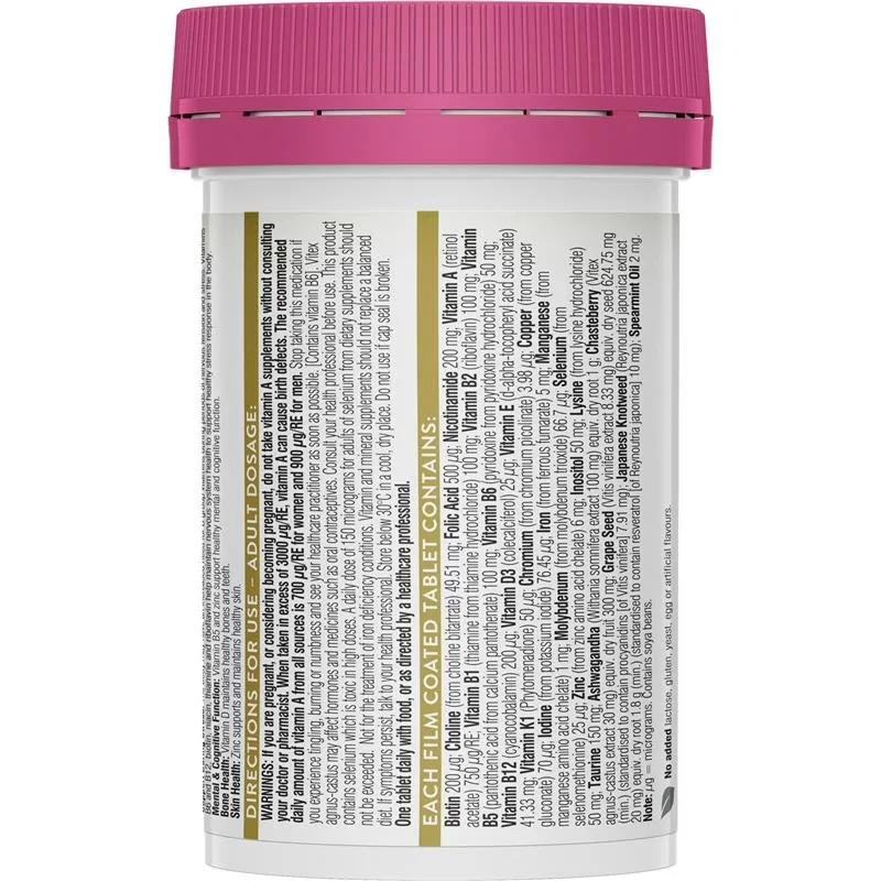 [Expiry: 05/2025] Swisse Women's High Potency Multivitamin 40 Tablets