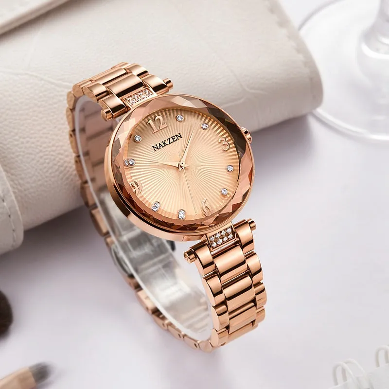 Fashion Rhinestone Scale Women's Wristwatch
