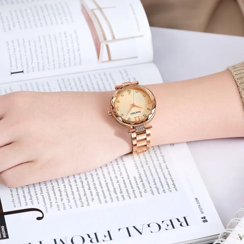 Fashion Rhinestone Scale Women's Wristwatch