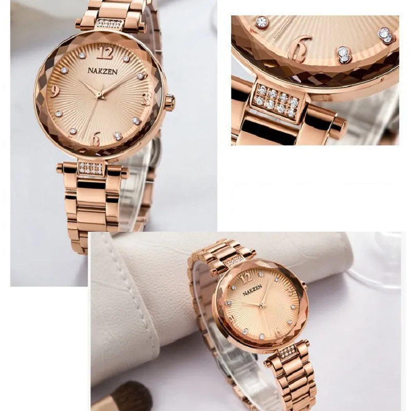 Fashion Rhinestone Scale Women's Wristwatch