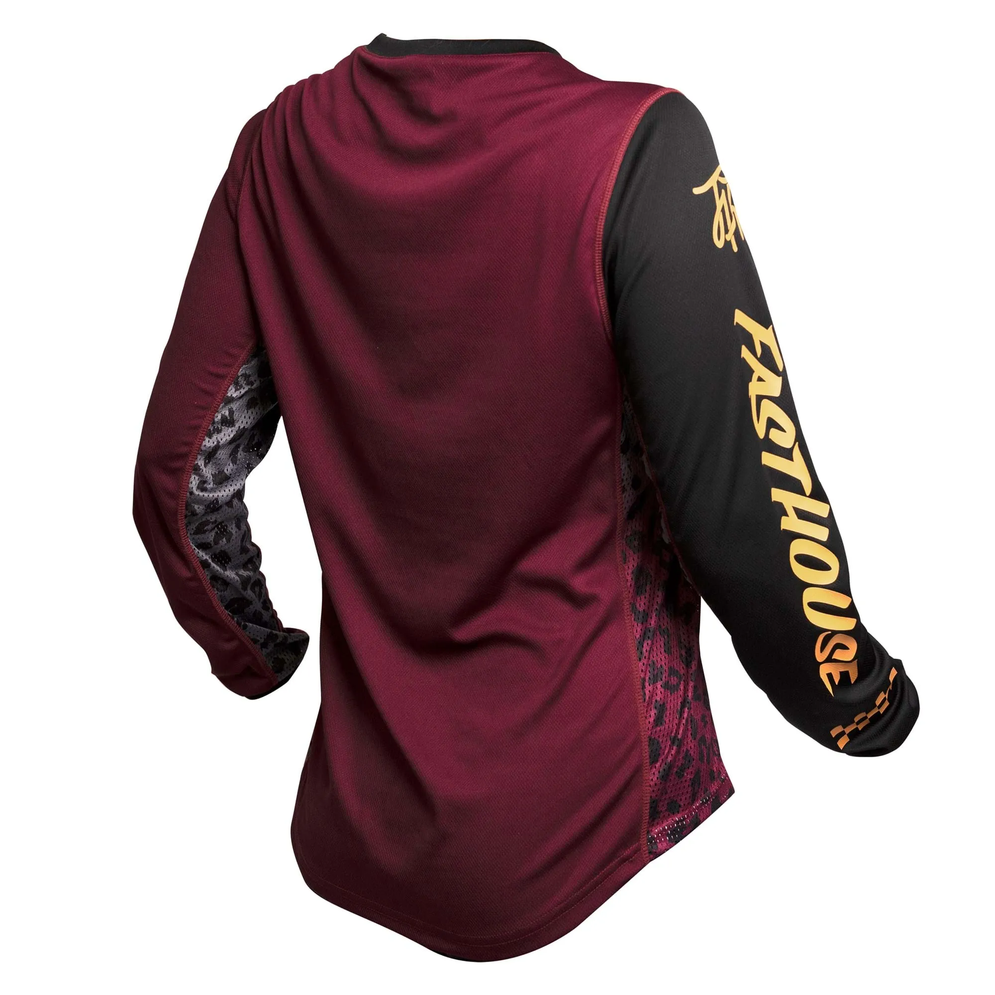 Fasthouse Women's Grindhouse Golden Crew Long Sleeve Jersey