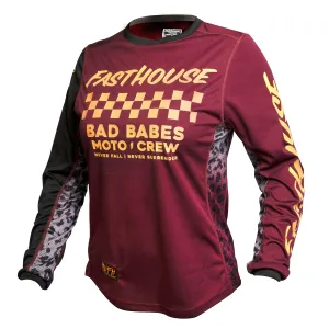 Fasthouse Women's Grindhouse Golden Crew Long Sleeve Jersey