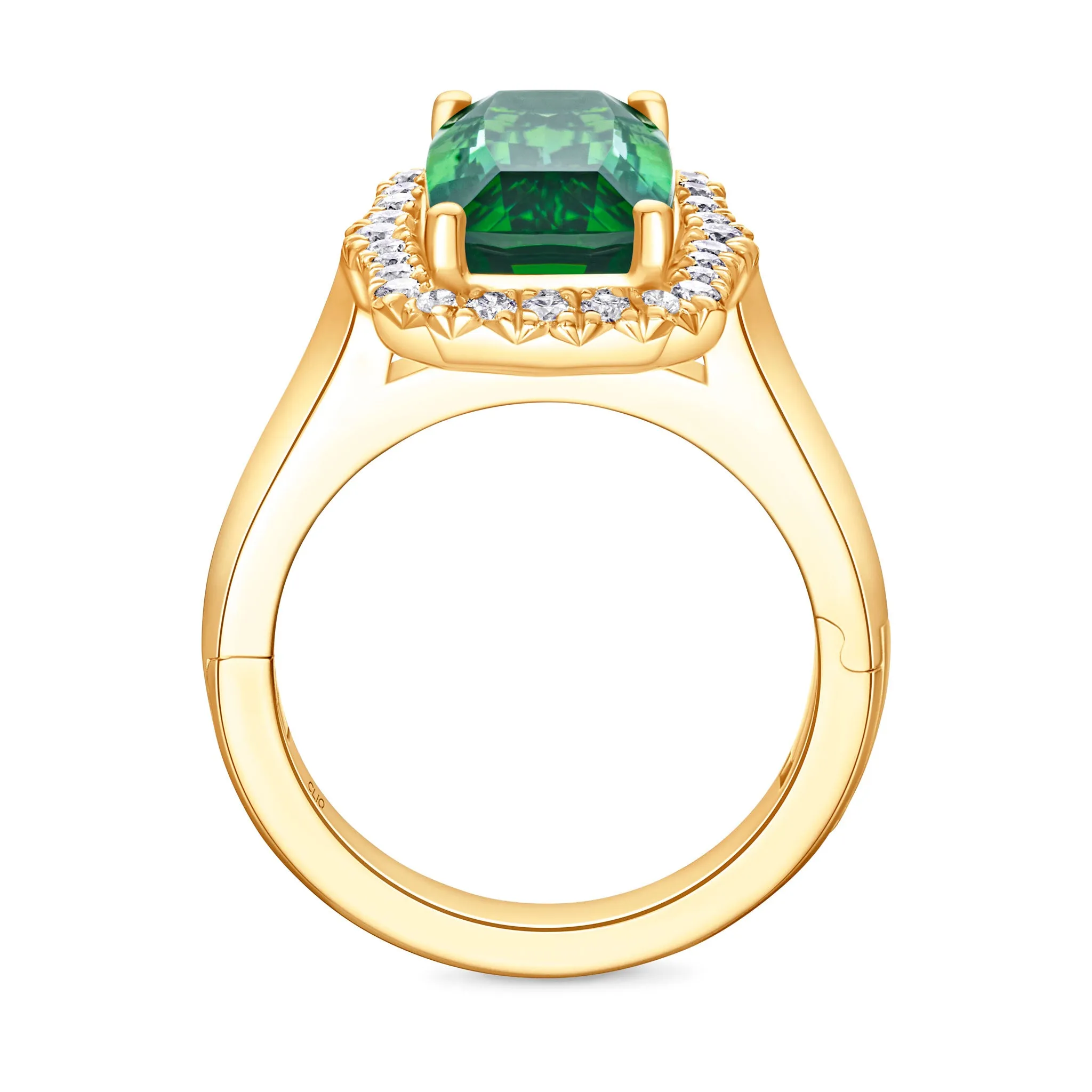 Fern Tourmaline   Diamond Cocktail Ring