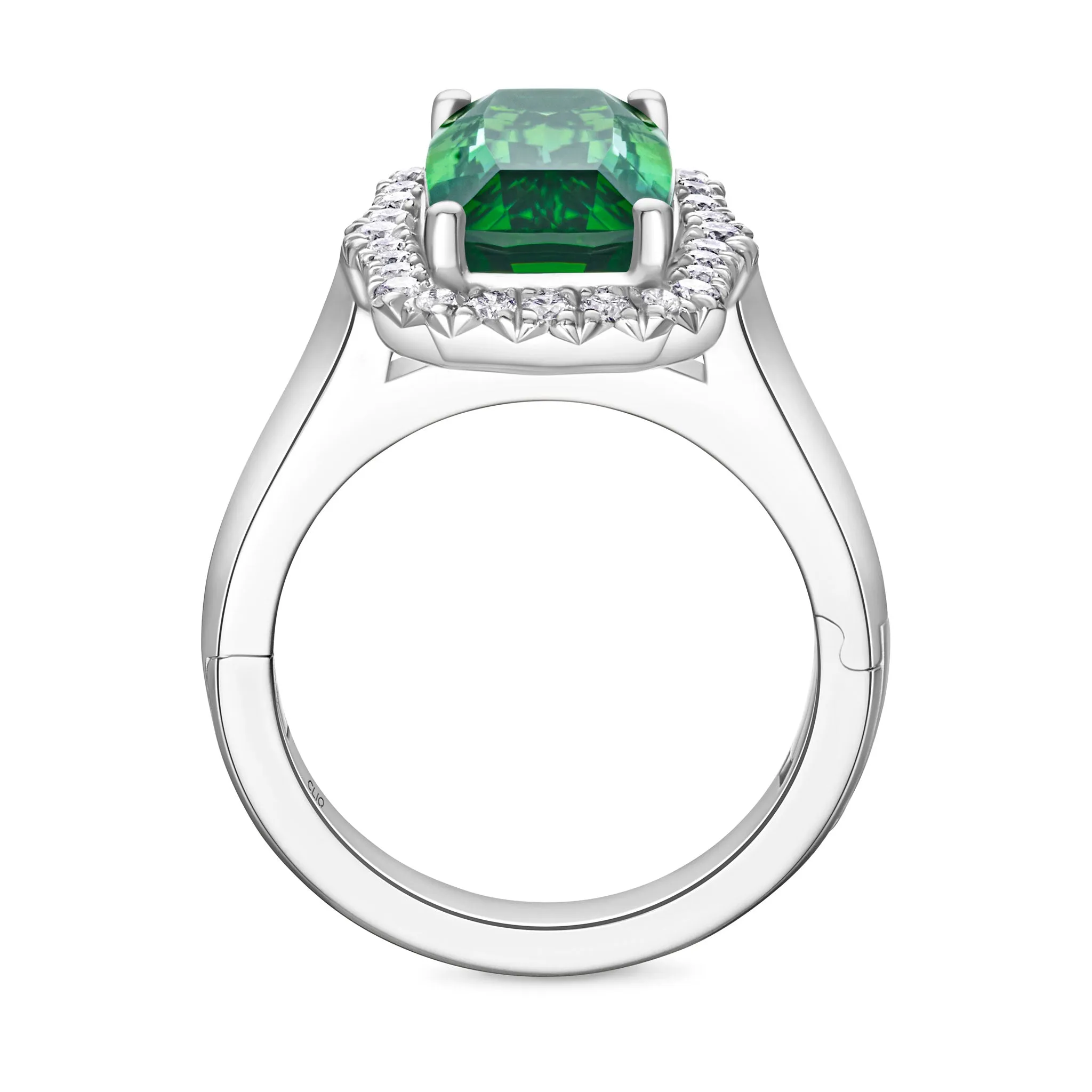 Fern Tourmaline   Diamond Cocktail Ring