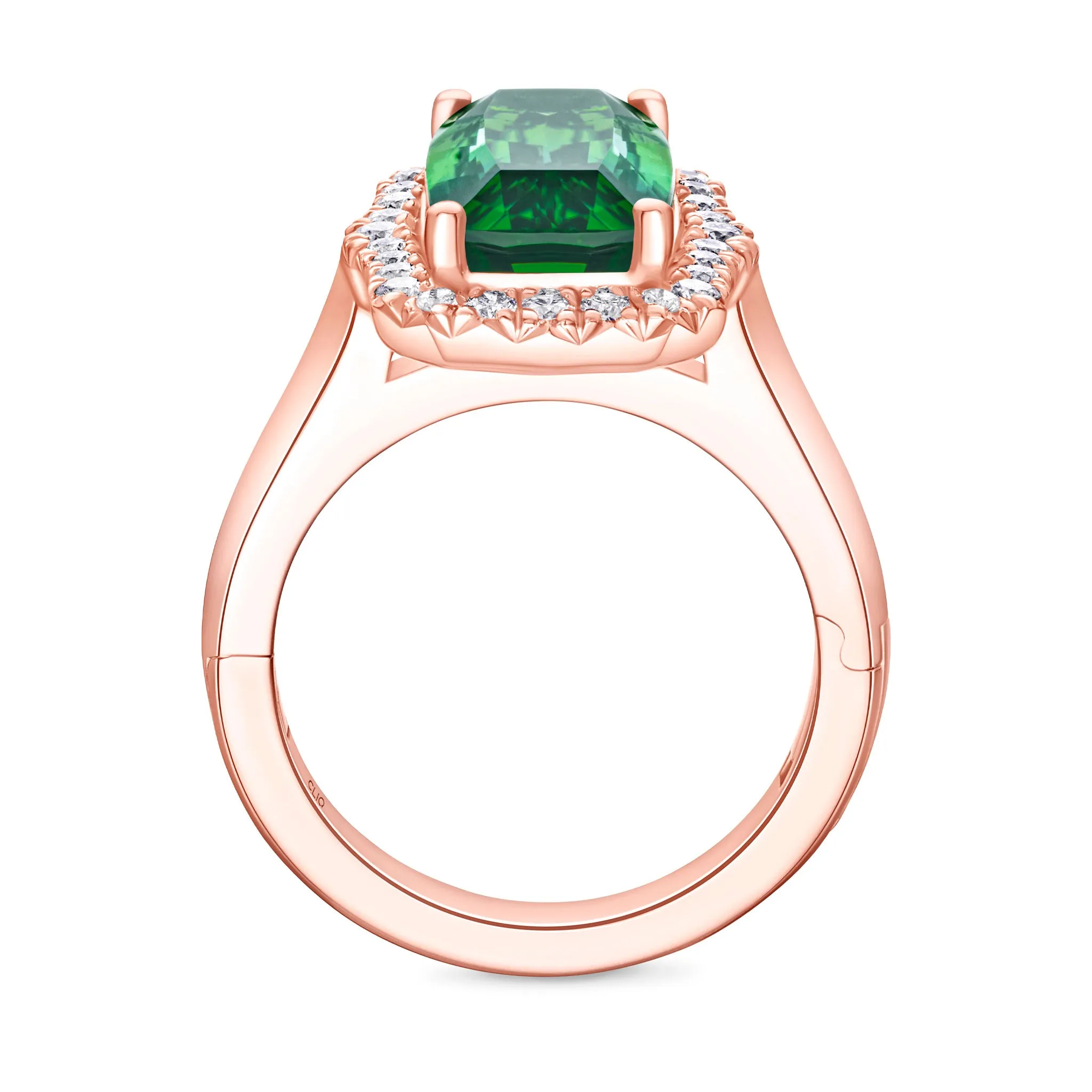 Fern Tourmaline   Diamond Cocktail Ring