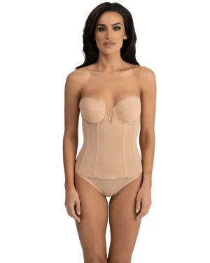 Final Sale Clearance Dominique Vivienne V Wire Longline Strapless Bra