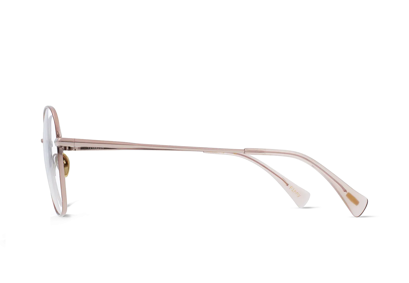 FINNY-Shiny Nude Sunrise Gold   Rose / Clear