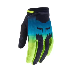 FOX WOMENS 180 FLORA GLOVES [BLACK/YELLOW]