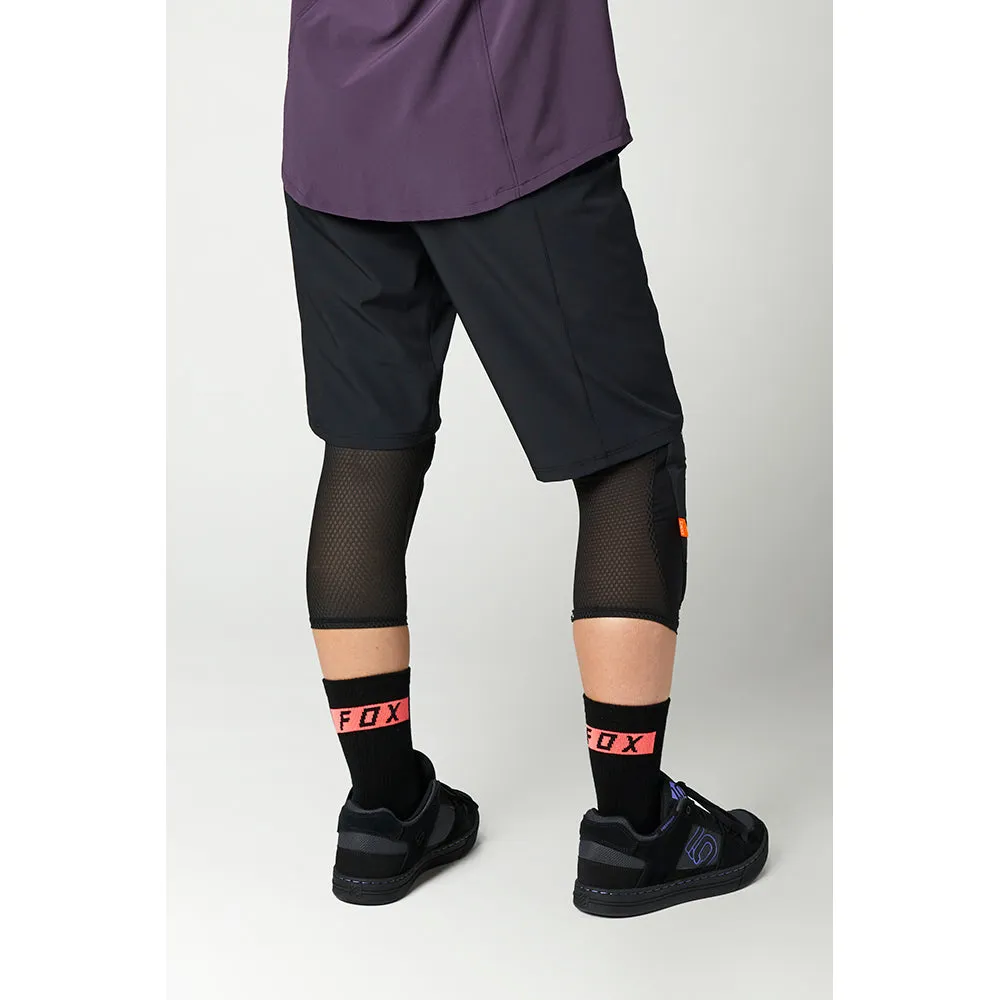 Fox Womens Flexair Lite Shorts No Liner - Black