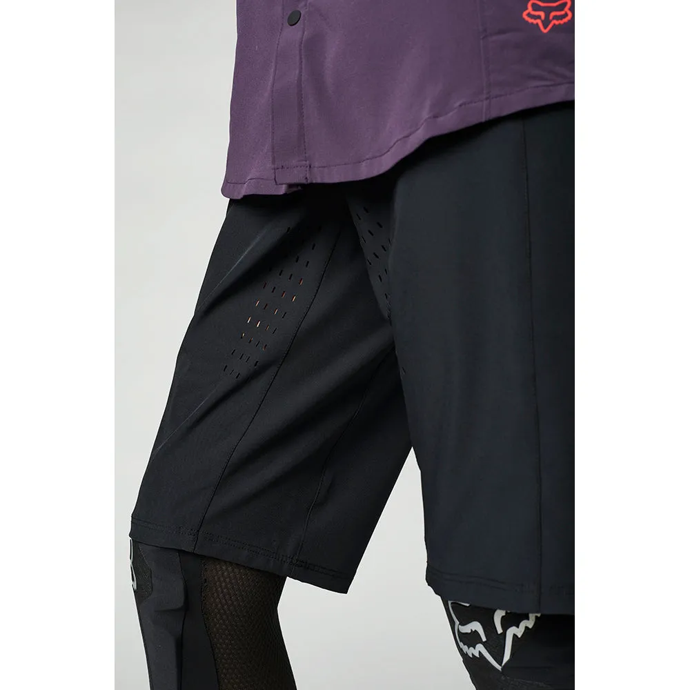 Fox Womens Flexair Lite Shorts No Liner - Black