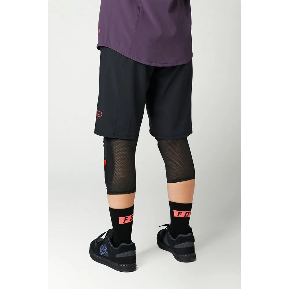 Fox Womens Flexair Lite Shorts No Liner - Black