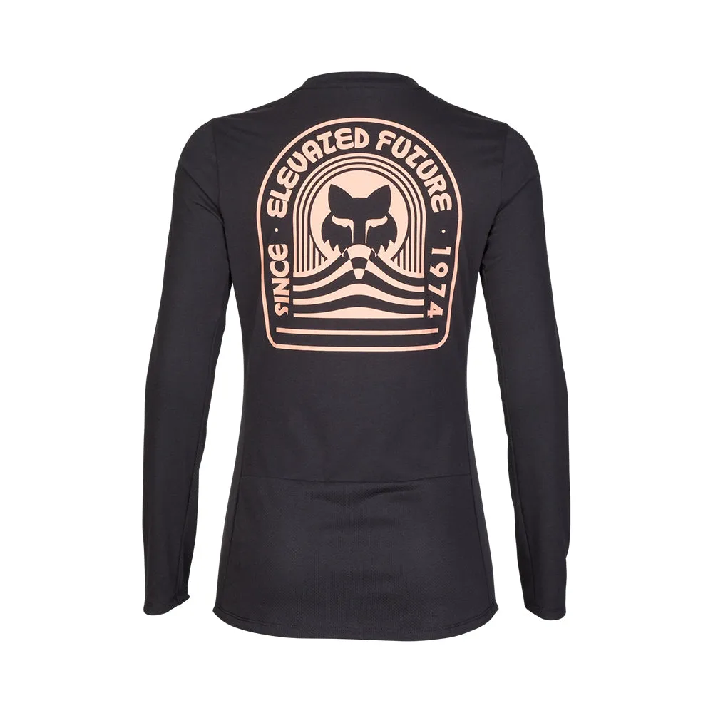 Fox Womens Ranger Dr Ls Jersey - Black