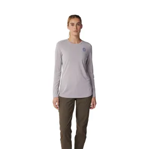 Fox Womens Ranger Dr Ls Jersey - Grey/Light Grey