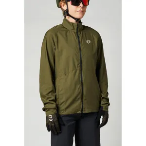 Fox Womens Ranger Wind Jacket - Olive Green