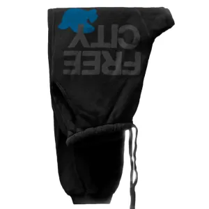 FreeCity Superfluff Pocket Sweatpant-superblack/blue