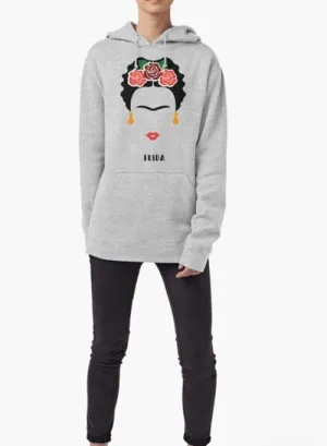 Frida Kahlo Signature Silhouette Hoodie