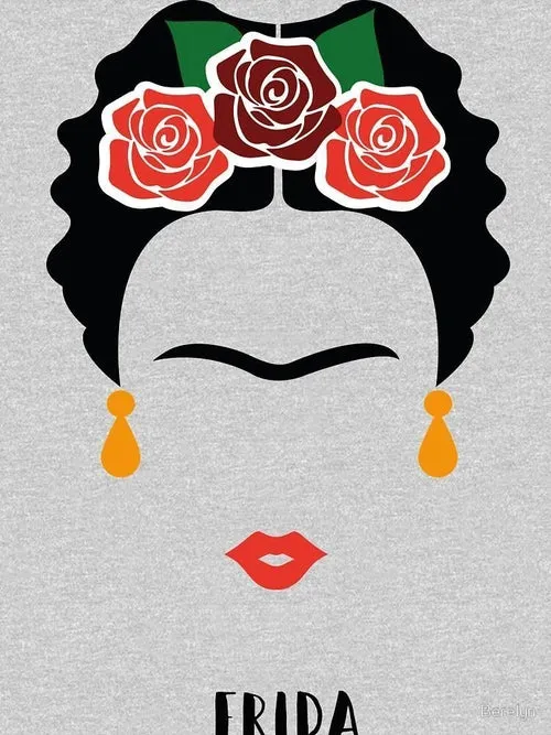 Frida Kahlo Signature Silhouette Hoodie
