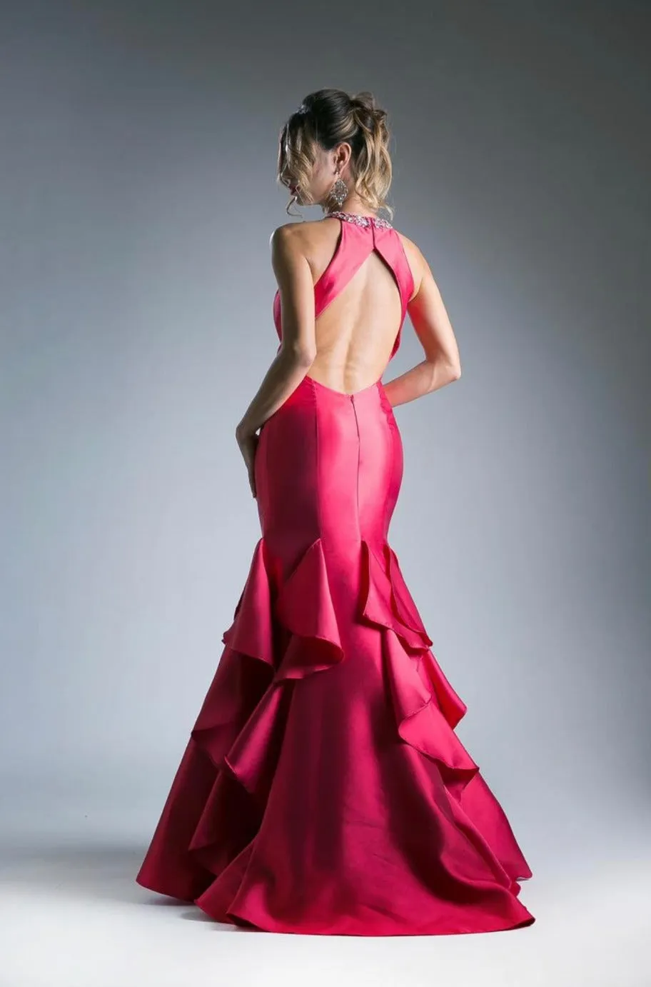 Fuchsia Mermaid Gown