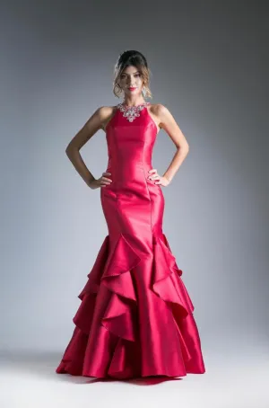 Fuchsia Mermaid Gown