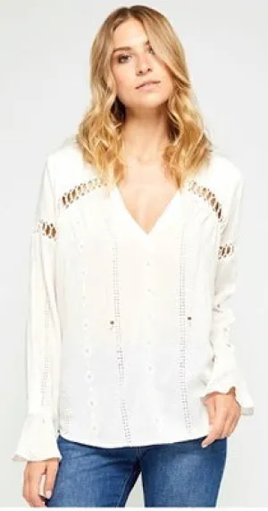 Gentle Fawn Women's Carolyn Top | Vanilla White