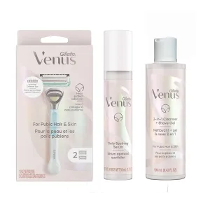 Gillette Venus Intimate Grooming Skin-Smoothing Exfoliant Preshave for Bikini, Pubic Hair and Skin, 6 Oz