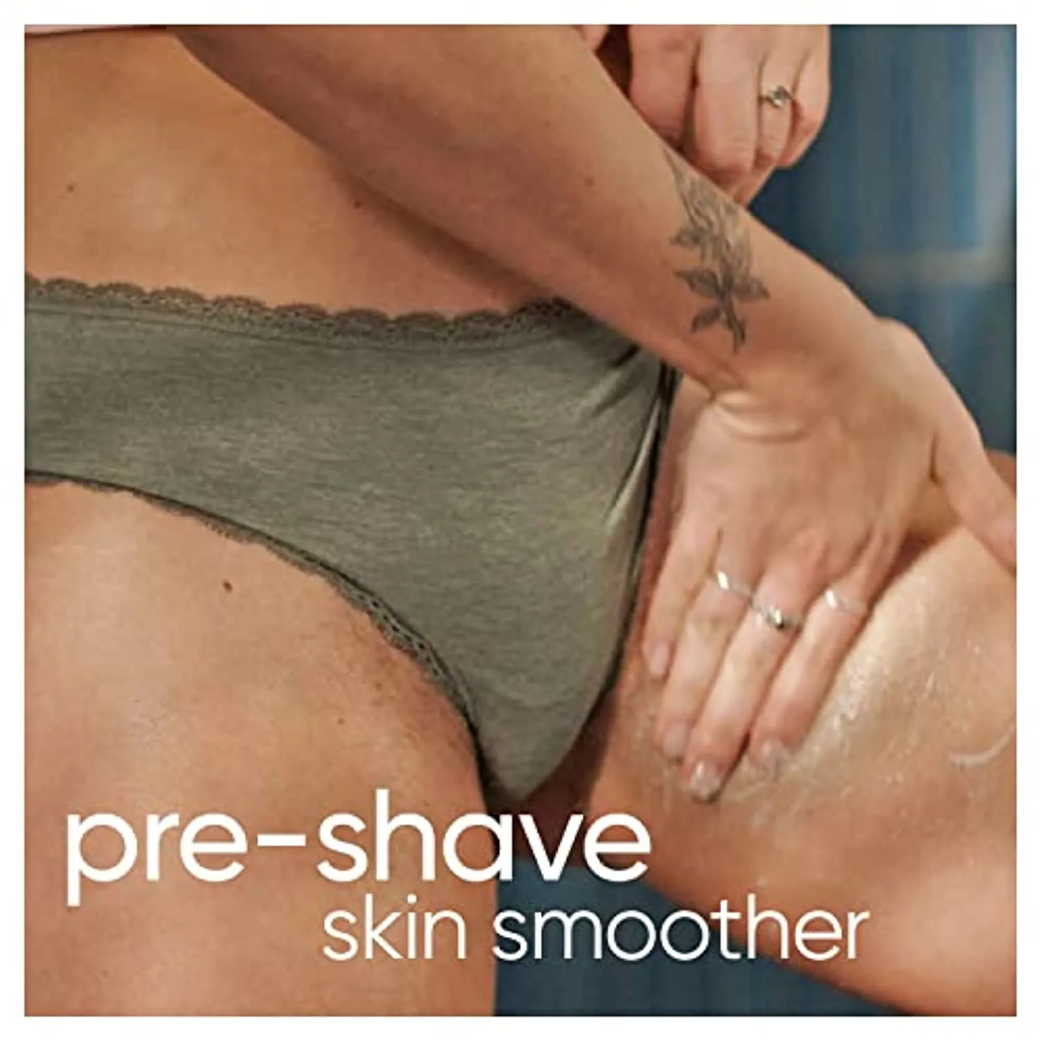 Gillette Venus Intimate Grooming Skin-Smoothing Exfoliant Preshave for Bikini, Pubic Hair and Skin, 6 Oz