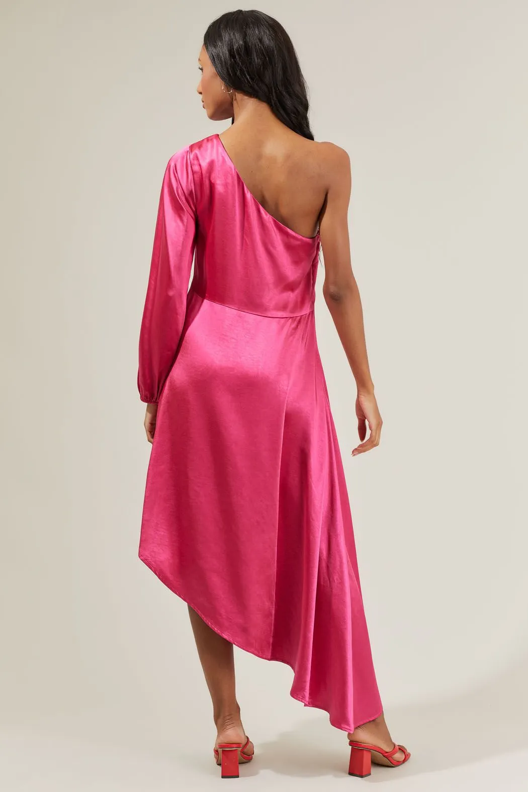 Gina One Shoulder Maxi Dress